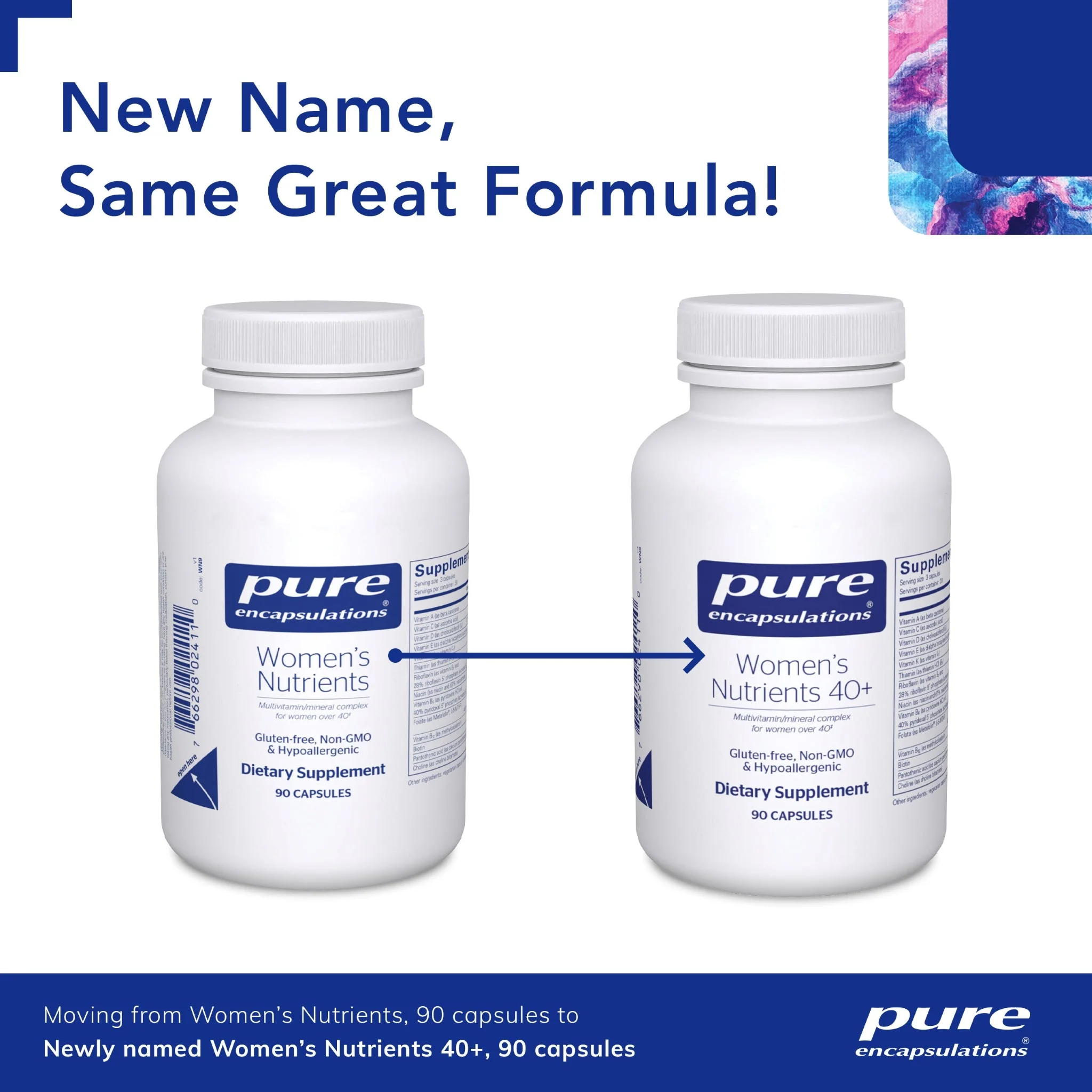 Pure Encapsulations Women's Nutrients 40+ - Image 2