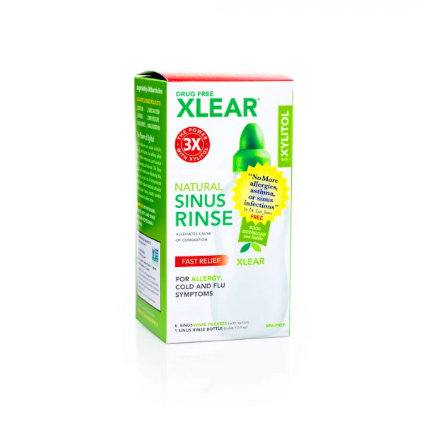 Xlear Sinus Rinse Bottle with 6 Packets - Image 2
