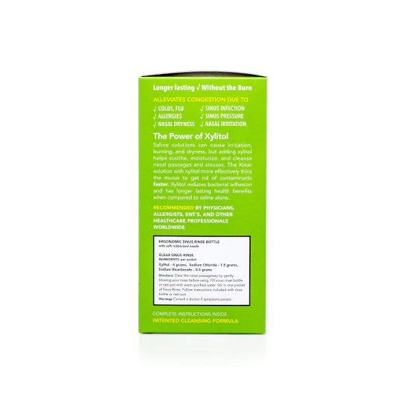 Xlear Sinus Rinse Bottle with 6 Packets - Image 4