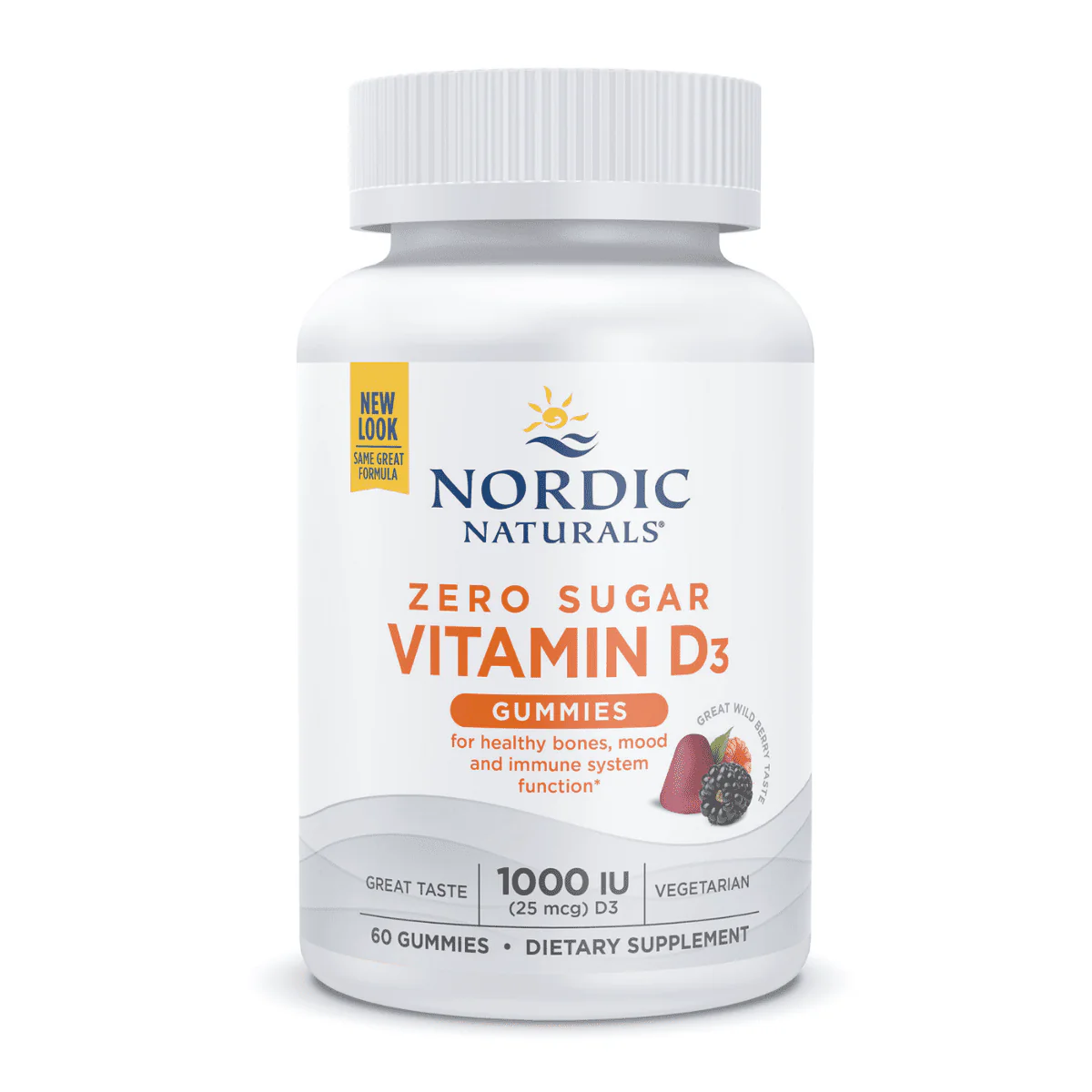 Nordic Naturals Zero Sugar Vitamin D3 Gummies